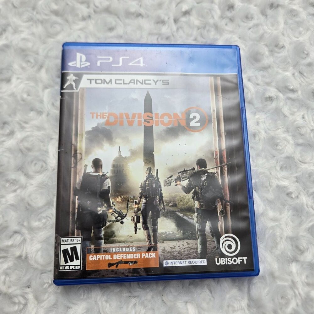 Tom Clancy's The Division 2 Sony PS4 PlayStation 4 Game Disc Case Insert Ubisoft